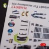 KELIK K48017 A-10C Thunderbolt  interior 3D decals for Academy kit 1/48